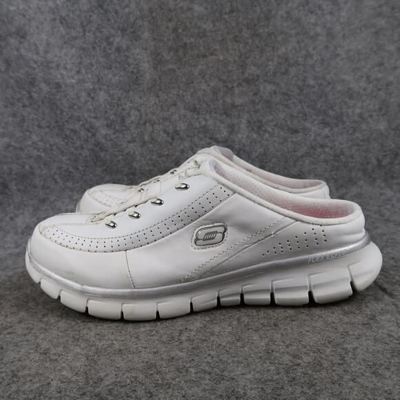 Skechers Shoes Womens 7 Slip On Sneaker Elite Mule Clog Comfort Walking Leather - Picture 4 of 13